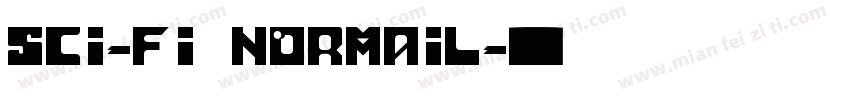 Sci-Fi Normail字体转换